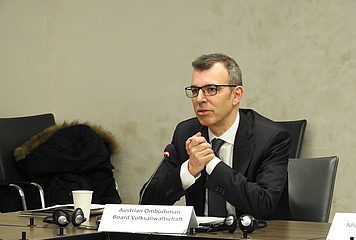 Mag. Johannes Carniel (Volksanwaltschaft) in Genf